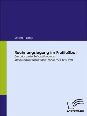 cover image of Rechnungslegung im Profifußball